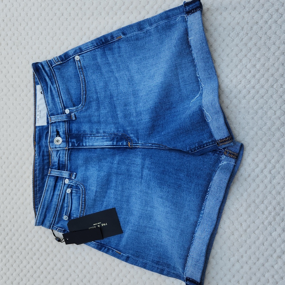 Nwt rag & bone Nina High Rise Denim Shorts - Picture 11 of 16